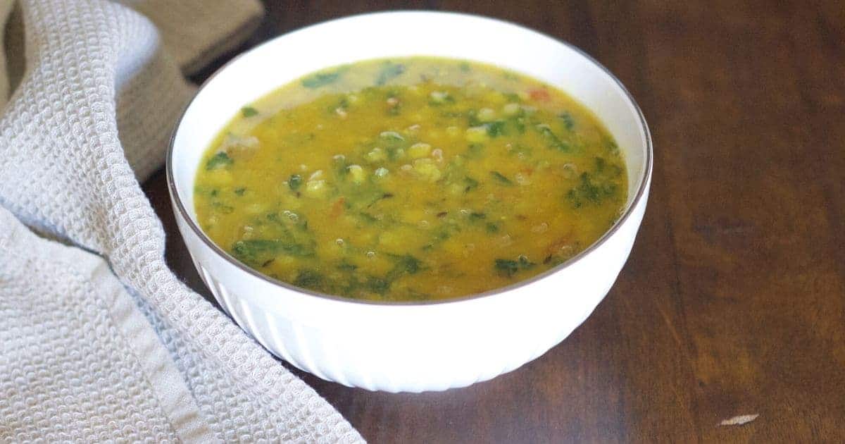 Arhar Dal Palak Spinach Lentils Stew Recipe Pepper On Pizza