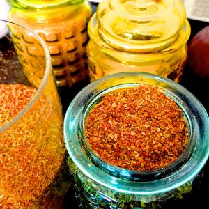A traditional Tamil Iyer recipe for Homemade Rasam Powder recipe for a spice powder made with dry chilies, coriander and cumin.
