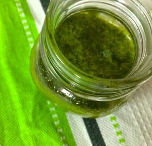 Homemade Basil Oil