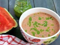 Pink Watermelon Gazpacho_PepperOnPizza.com