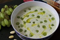 White Grape and Almond Gazpacho