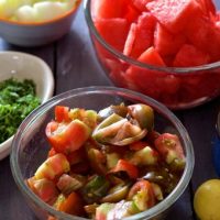Ingredients for Watermelon Gazpacho