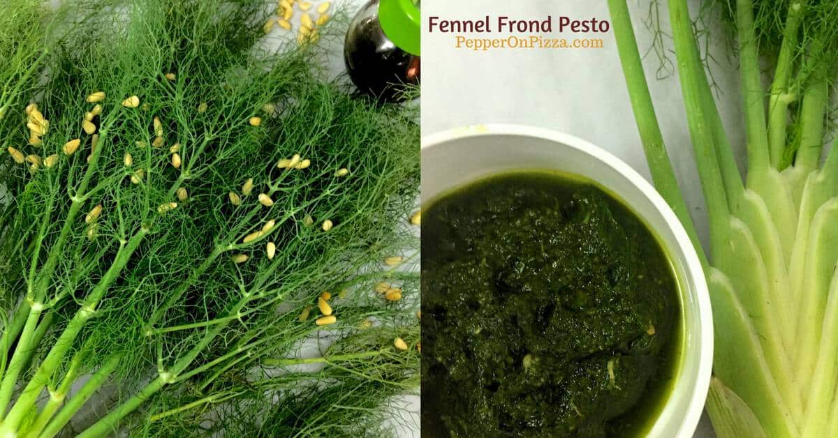 Fennel Frond Pesto in Basil Oil Recipe Pepper On Pizza