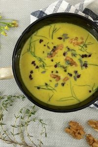 Turmeric Walnuts Fennel Soup