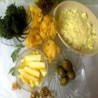 Ingredients for Pesto pasta