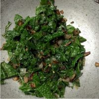 Kale and Onion_add Kale and saute