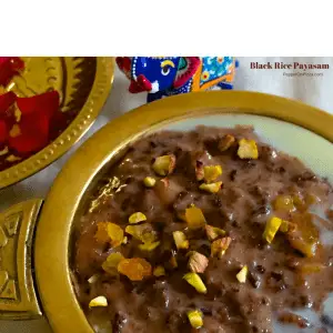 Healthy Black Rice Kheer_PepperOnPizza.com