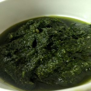 Making Fennel frond pesto_PepperOnPizza.com