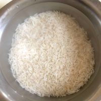 Pudina Rice- soak Basmati-PepperOnPizza.com
