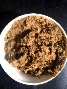 Paste for Milagu Kuzhambu