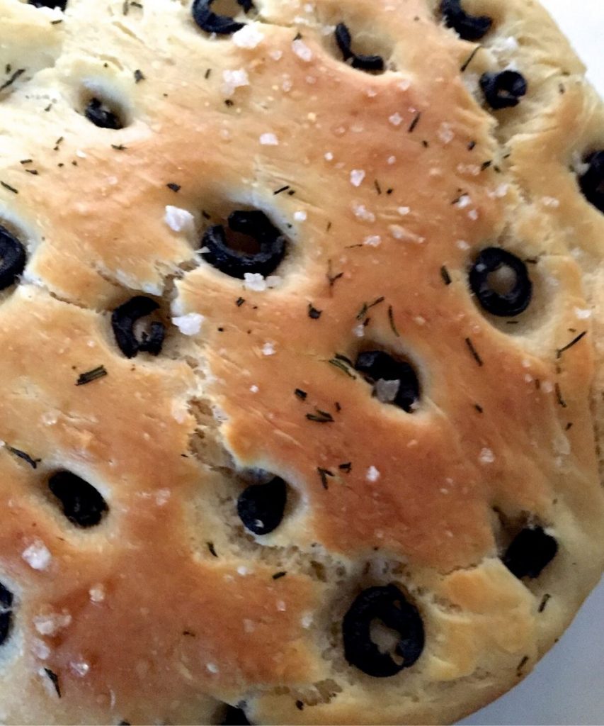 Olive Rosemary Focaccia Bread Recipe Pepper On Pizza