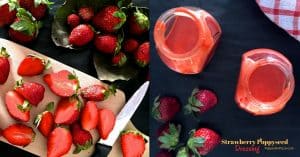 Strawberry Poppyseed Dressing with Chia Seeds_PepperOnPizza.com