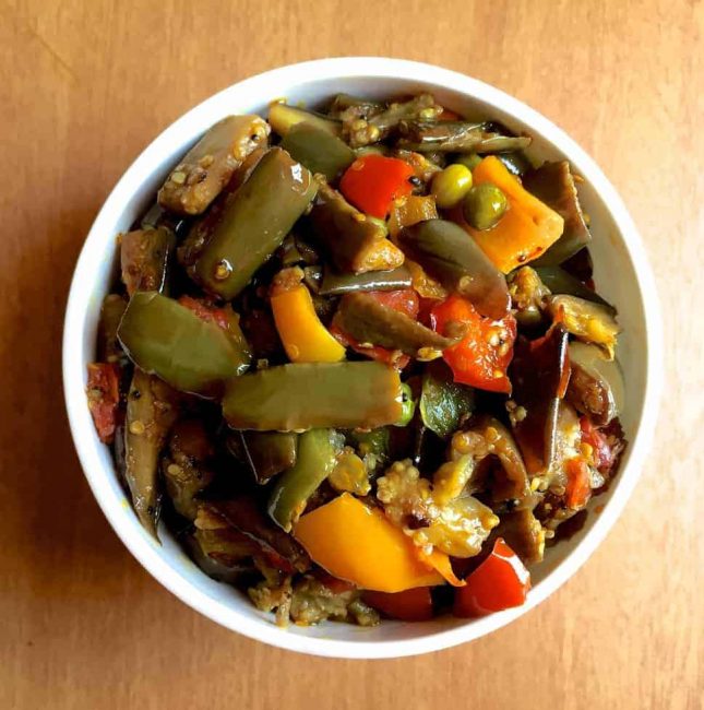 Bamboo Shoot Curry style Baimbale Kari PepperOnPizza