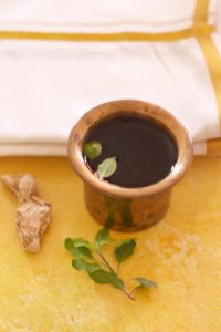 Panakam or Panagam: Traditional chilled drink of Jaggery water with dry ginger -specially made for Sri Rama Navami festival - easy, refreshing and healthy