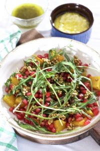 Pumpkin Labneh Buckwheat Salad