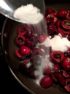 Easy Homemade Cherry compote