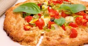 Simple savoury herbed Patty Pan Squash Tomato Tart with a healthy whole wheat and oats crust. Easy even if you are making tart crust for the first time.