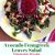 Easy Avocado Fenugreek leaves salad with pomegranate honey lemon dressing
