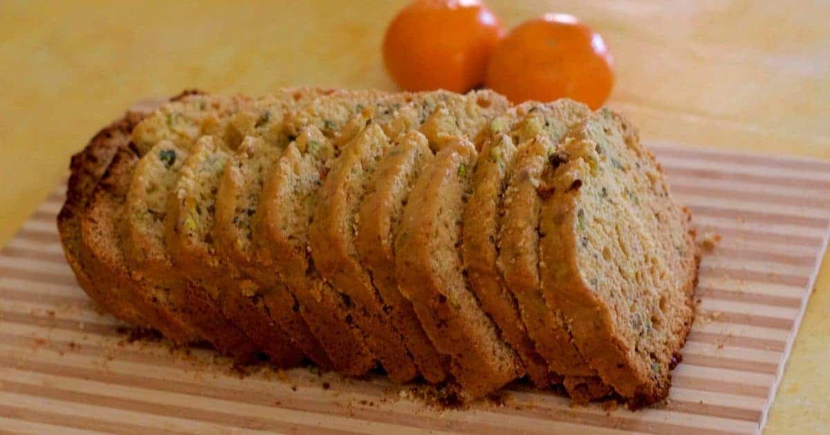 Orange Honey Pistachio Cake/ Fresh Orange Tea Cake