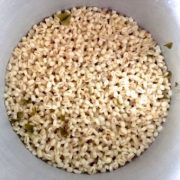Process 2: Pearl Barley after being cooked in pressure cooker